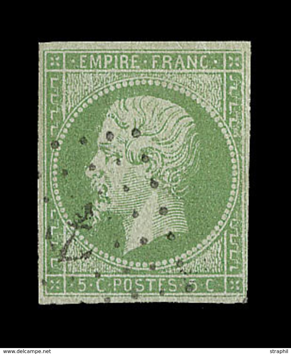 O N°8 - 5c Vert Jaune - Obl. Ancre - TB - Eagle And Crown