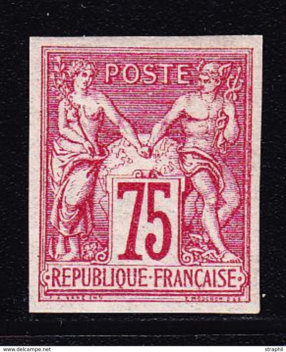 * N°28 - 75c Carmin - Signé Pavoille - TB - Eagle And Crown