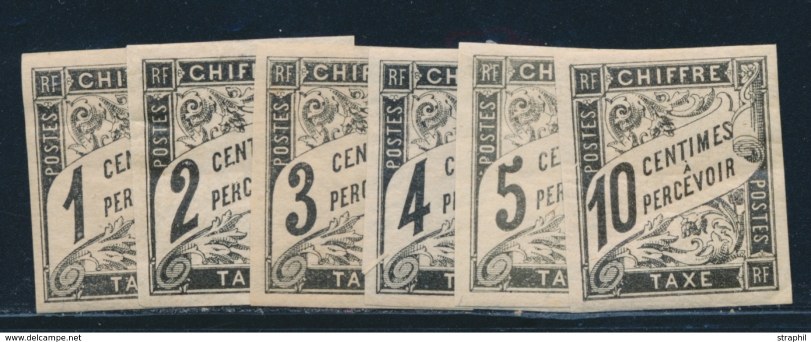 * N°1/11 - Du 1c Au 60c Noir - TB - Postage Due