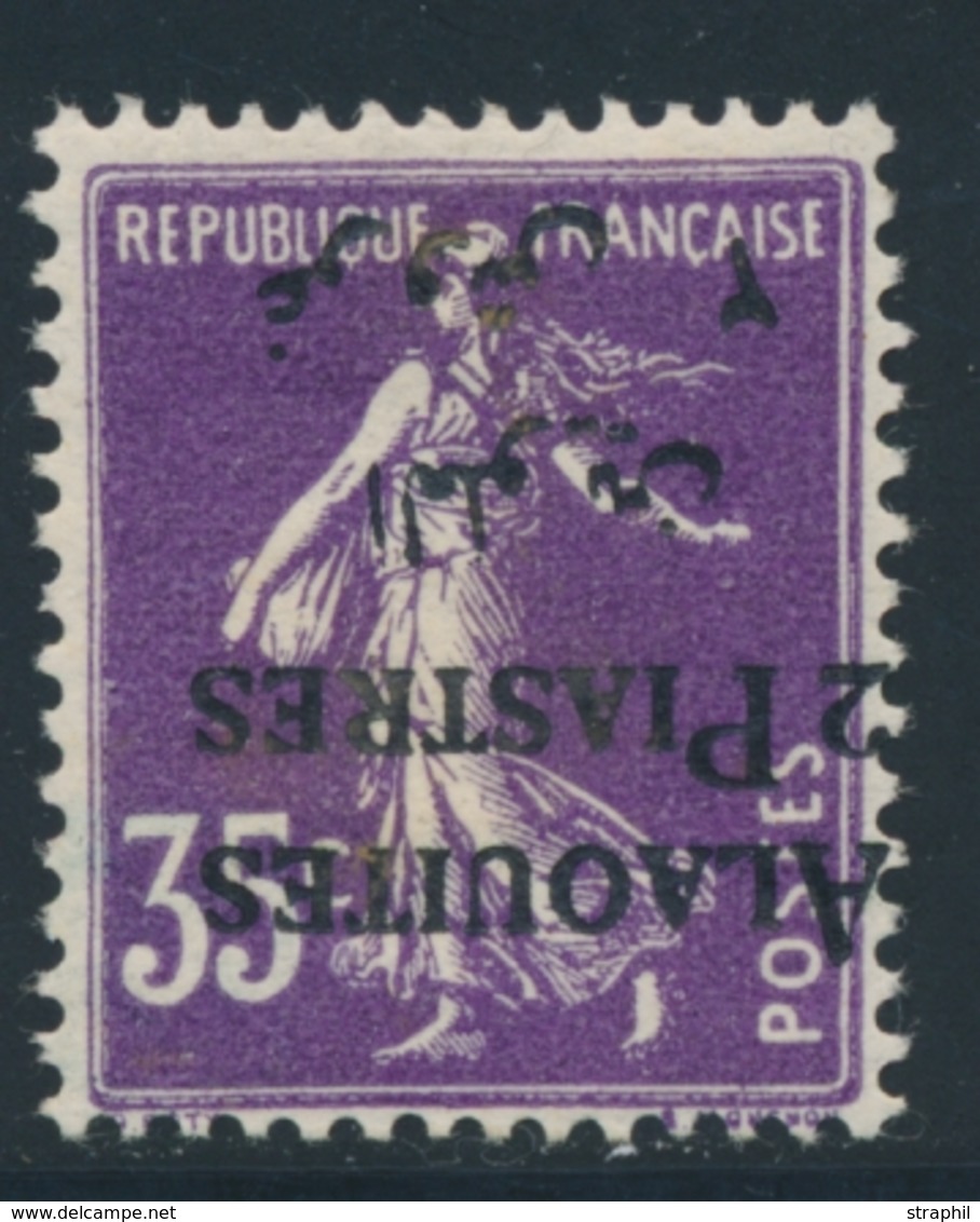 * N°7 - 2pi S/35c - Surch. Renversée - TB - Other & Unclassified