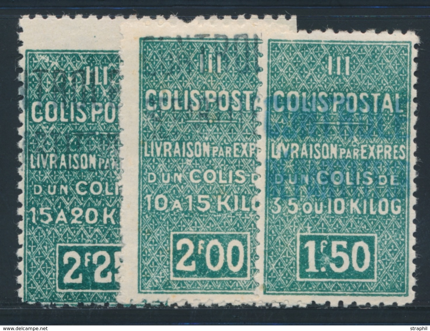 * N°43A/C - N°43C BDF - TB - Paketmarken