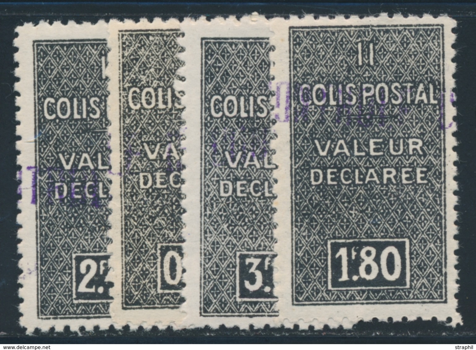 * N°55/58 - 4 Val - TB - Paketmarken