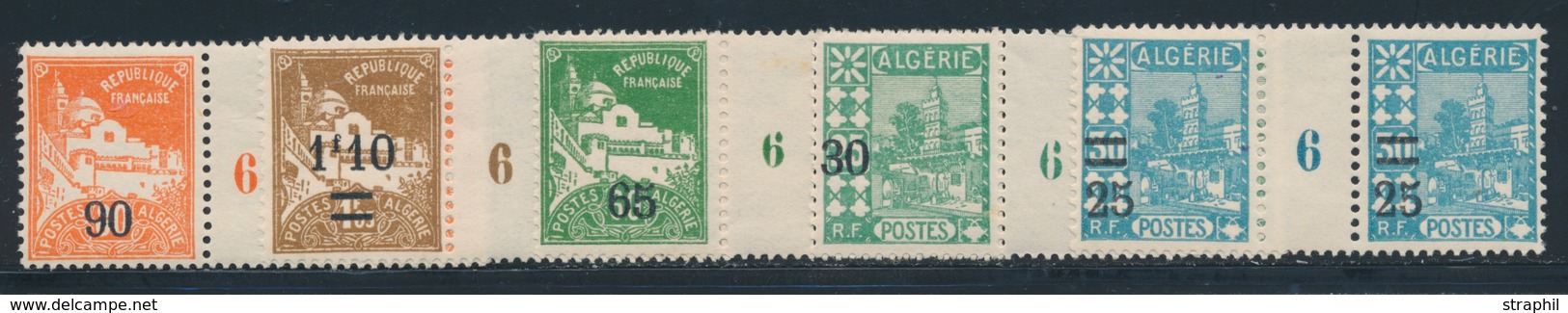 ** MILLESIMES - PREOBLITERES Lot De 12 Mill. - Type Blanc Et Vues D'Alger - Pér. 1924/26 - TB - Vide