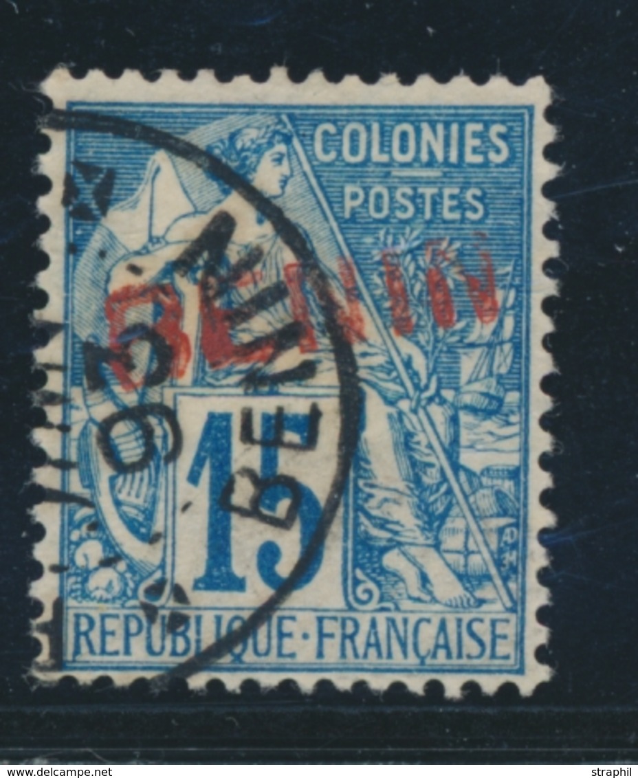 O N°6B - 15c Bleu - Surch. Rouge - TB - Other & Unclassified