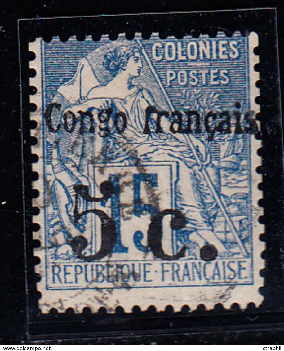 O N°2 - 5c S/15c Bleu - Signé - TB - Altri & Non Classificati