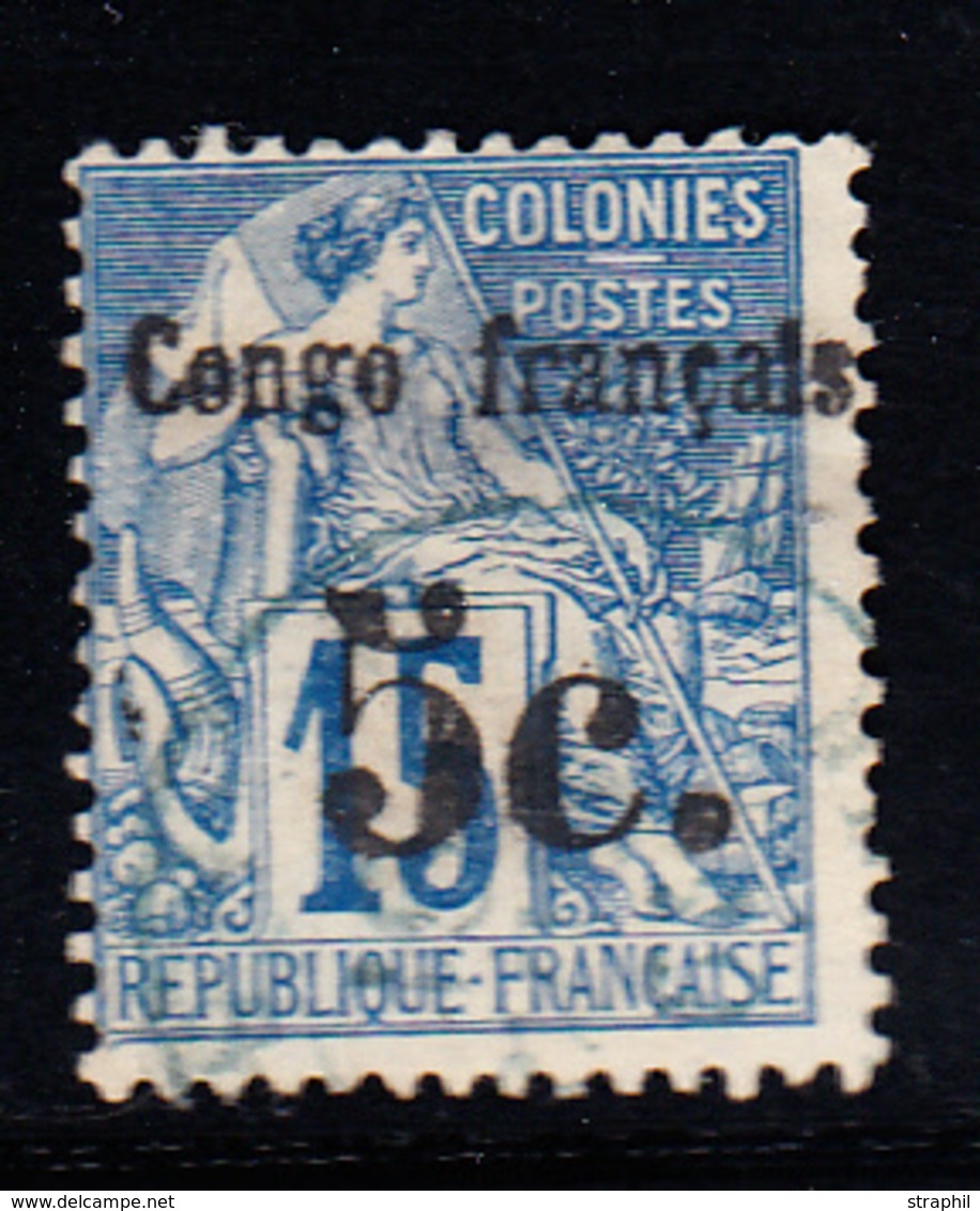 O N°2 - 5c S/15c Bleu - Signé Calves - TB - Other & Unclassified