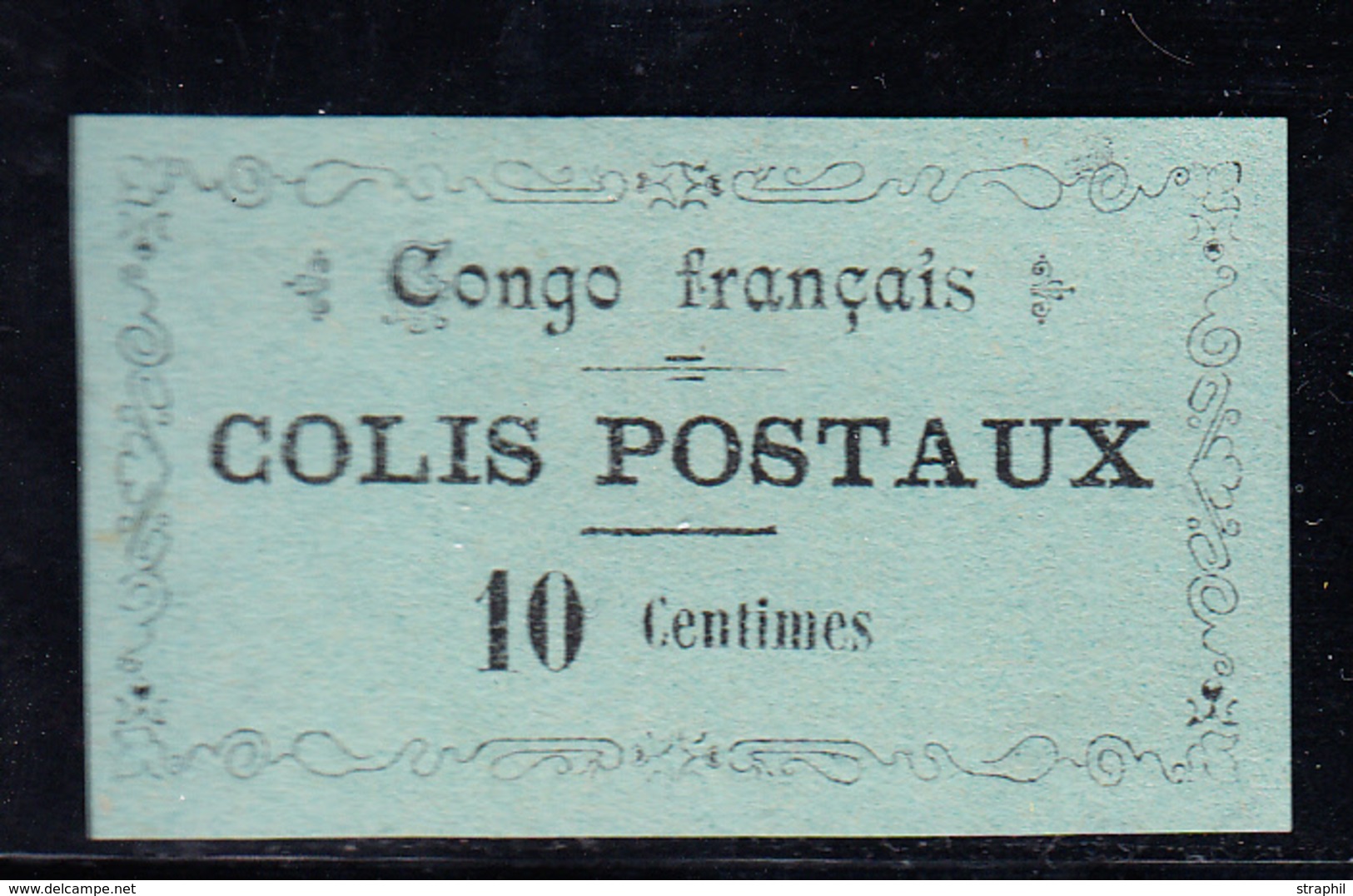 (*) COLIS POSTAUX N°1 - 10c Noir S/bleu - TB - Autres & Non Classés