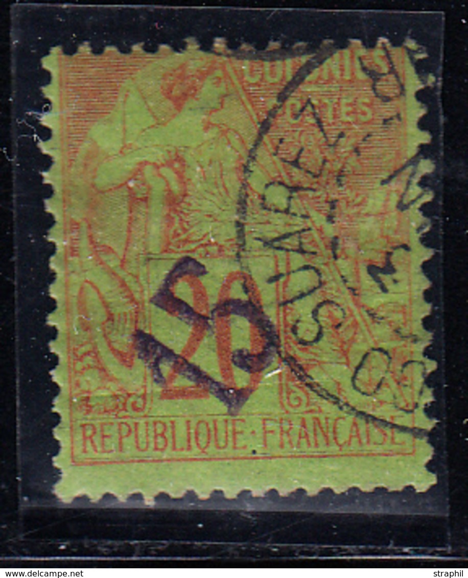 O N°4 - 15 S/20c Brique S/vert - TB - Other & Unclassified