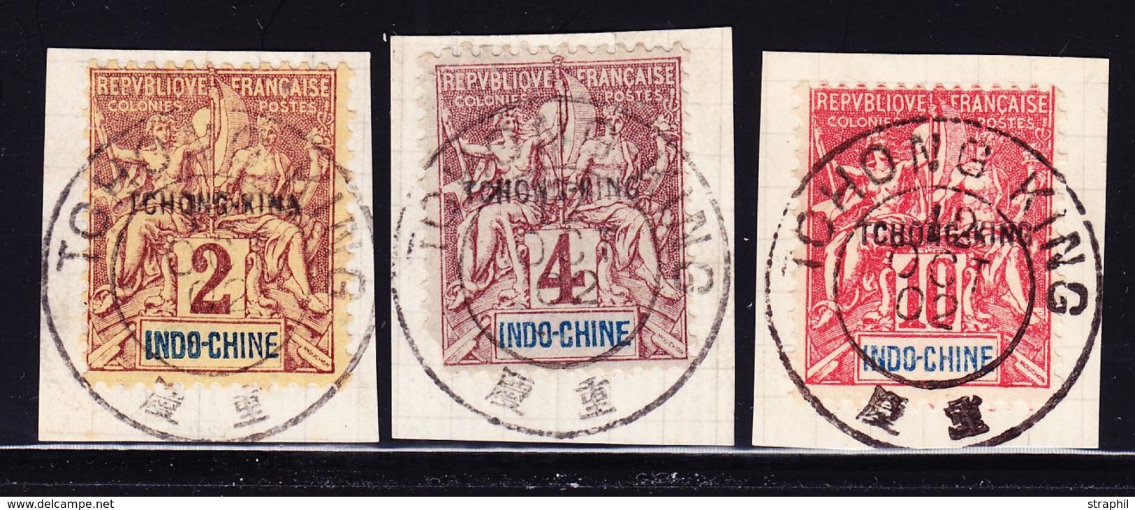 F N°2/3, 6 - 2c, 4c Et 10c - Belles Oblit. 1902 - TB - Other & Unclassified