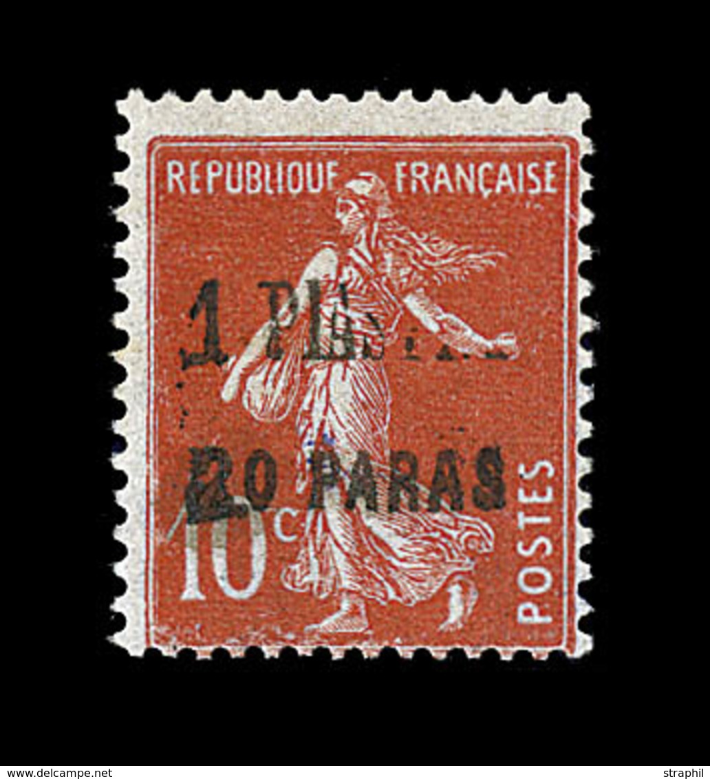 * N°38 - Variété "PIASTRE" Partiellement Effacé - Signé - TB - Andere & Zonder Classificatie