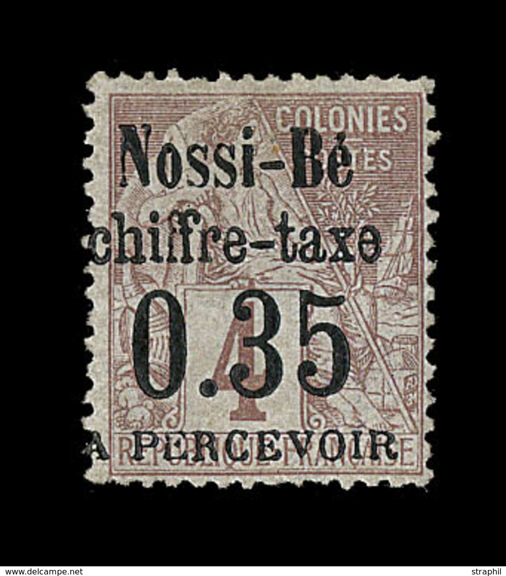 * TAXE N°4 - 0,35 S/4c - Signé A. Brun - TB - Altri & Non Classificati