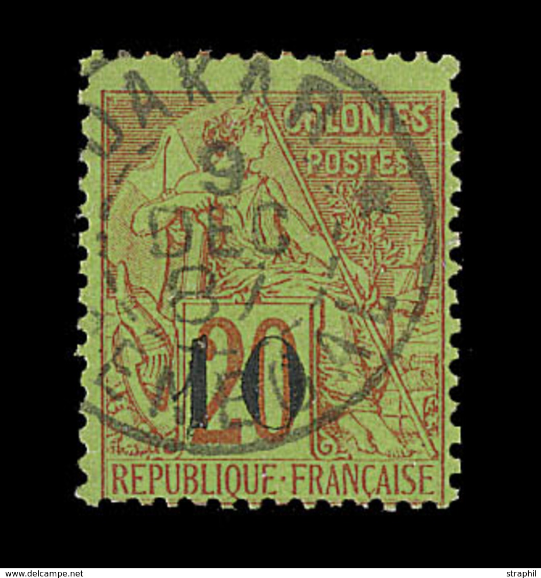 O N°4c - 10 S/20c Brique S/vert - Rare - TB - Other & Unclassified