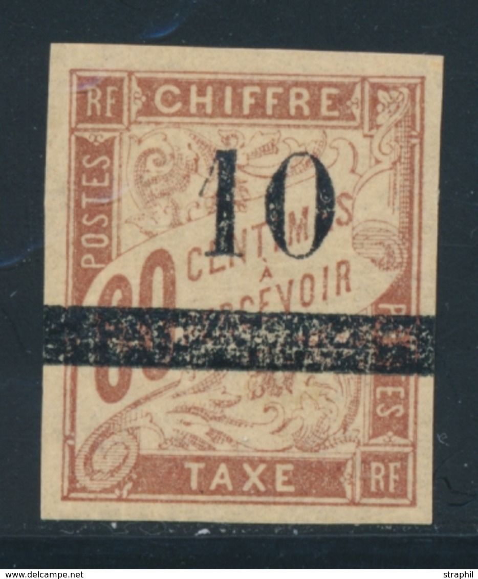 * MILLESIMES - TAXE N°2 - 10 S/60c - Signé - TB - Sonstige & Ohne Zuordnung