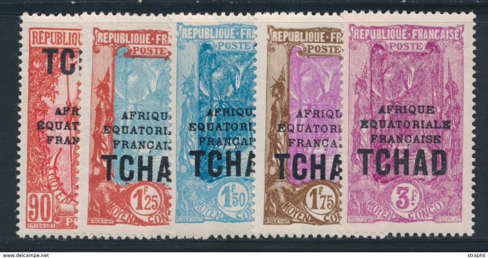 **/* N°53/55 - 5 Valeurs - TB - Other & Unclassified
