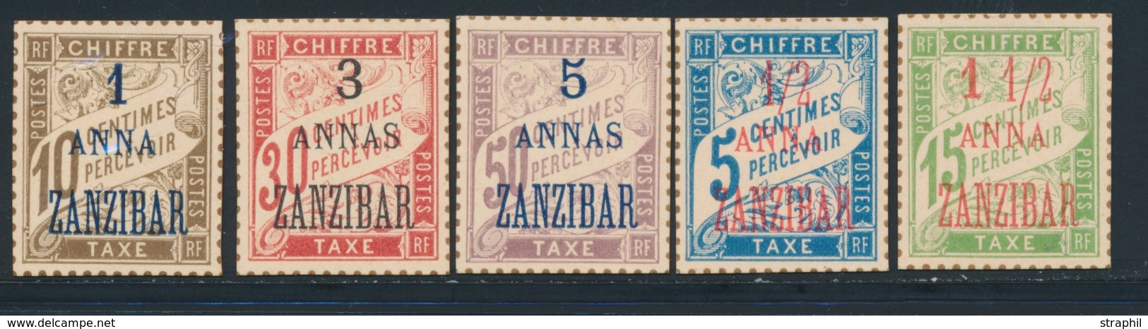 (*) TAXE N°1/5 - Tirage De 1900 - S/bristol - TB - Andere & Zonder Classificatie