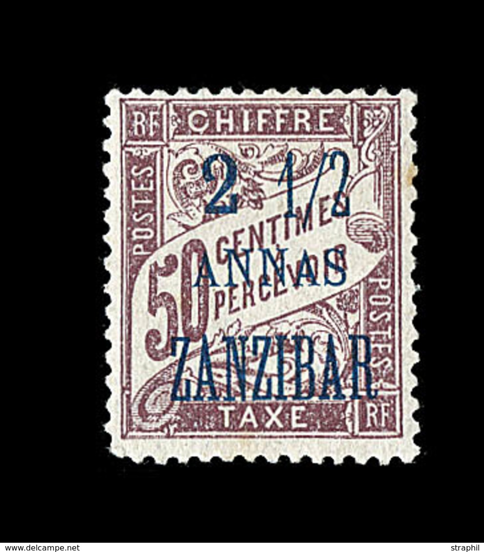 * TAXE N°5a - 2½ S/50c - Rousseur - Signé Calves - Other & Unclassified