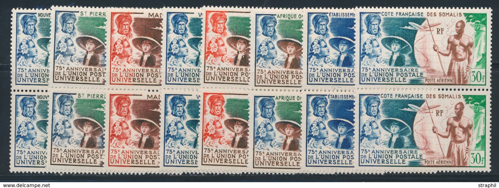 ** 1949 - 75ème Anniv. De L'UPU - En Paire - TB - Otros & Sin Clasificación