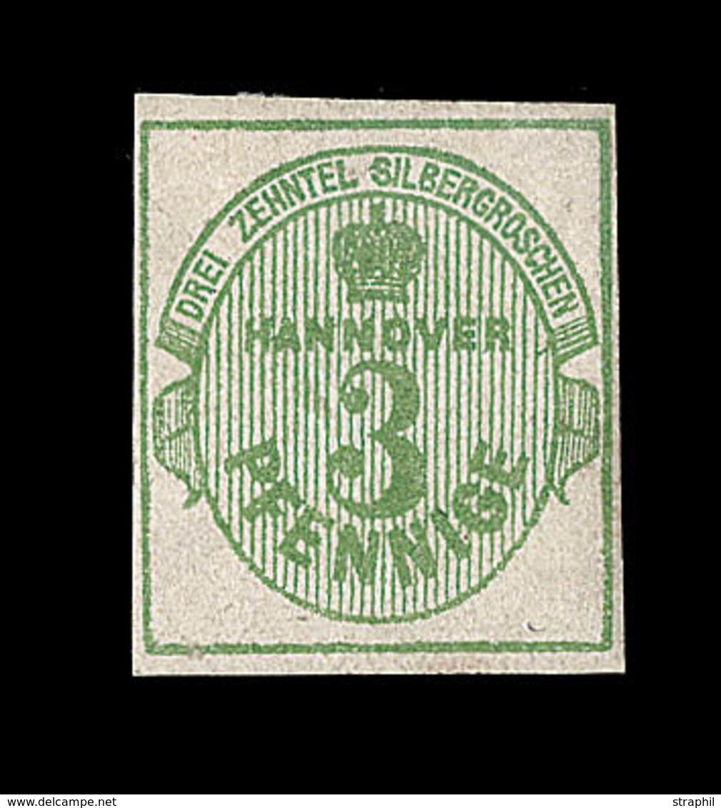 * N°15 - 3pf Vert Jaune - Signé Ferchenbauer - TB - Hanover