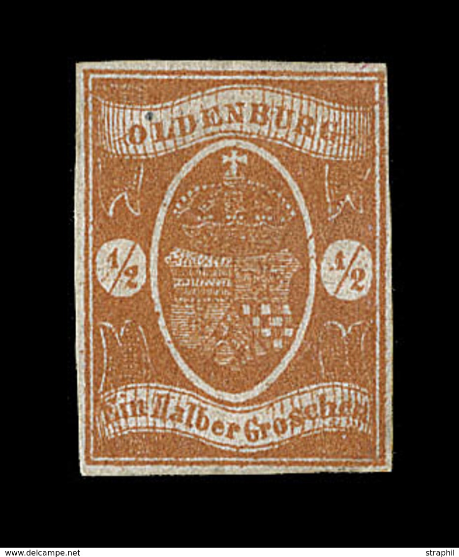 * N°11 - ½g Brun Rouge - TB - Oldenbourg