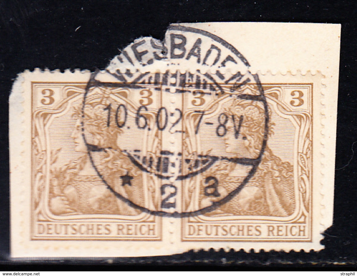 D N°67a - - Variété D"F"UTSCHES - Tenant à Normal - TB - Used Stamps