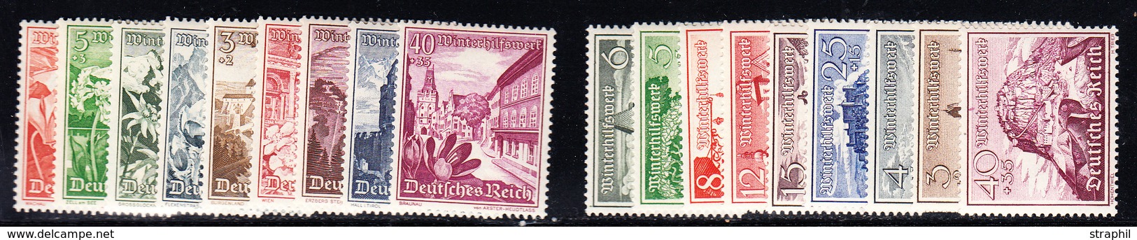 ** N°616/24, 654/62 - Les N°616/17 * - TB - Ungebraucht