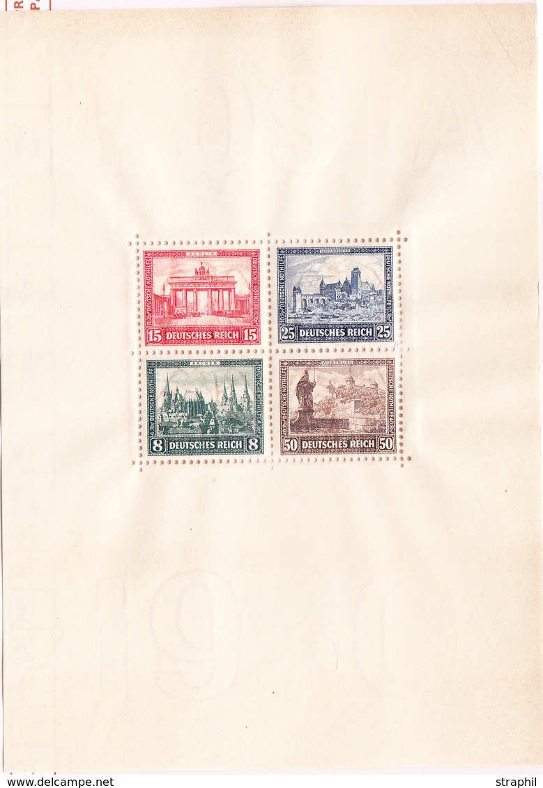 ** N°1 - IPOSTA 1930 - TB - Blocks & Sheetlets