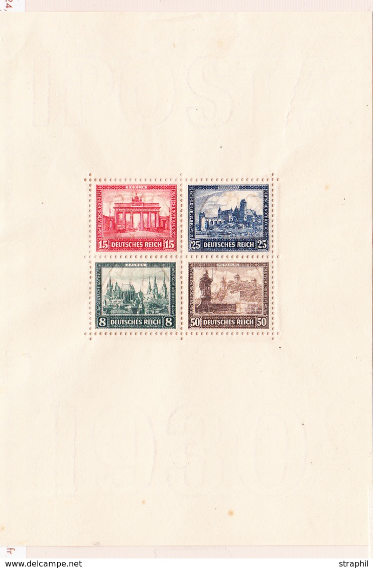 ** N°1 - IPOSTA 1930 - Qques Pts De Rousseur - Sinon TB - Blocks & Sheetlets