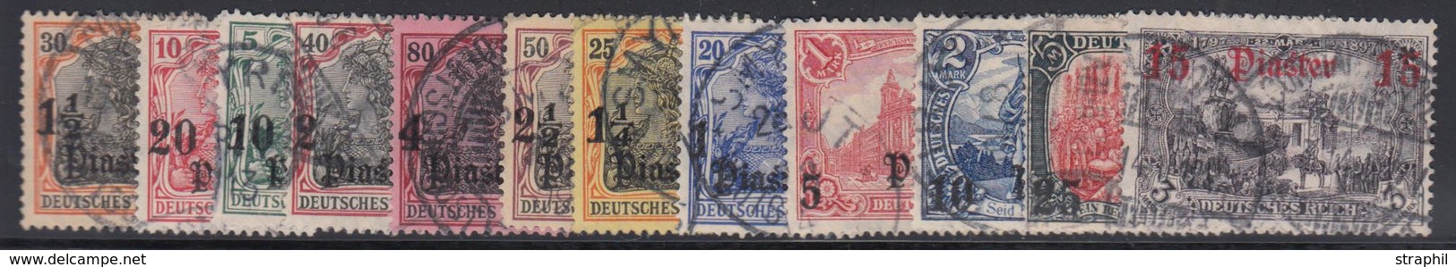 O N°41/51 - Série Cplète De 1905/13 - TB - Europa- Und Asienämter