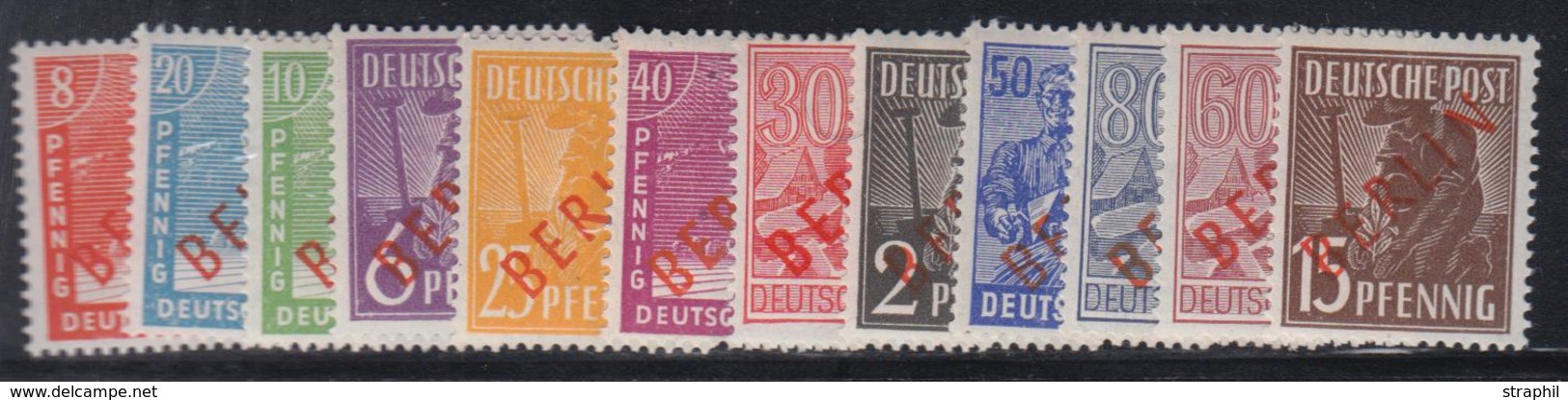 ** N°1/17B - Surcharge Rouge - TB - Gebraucht