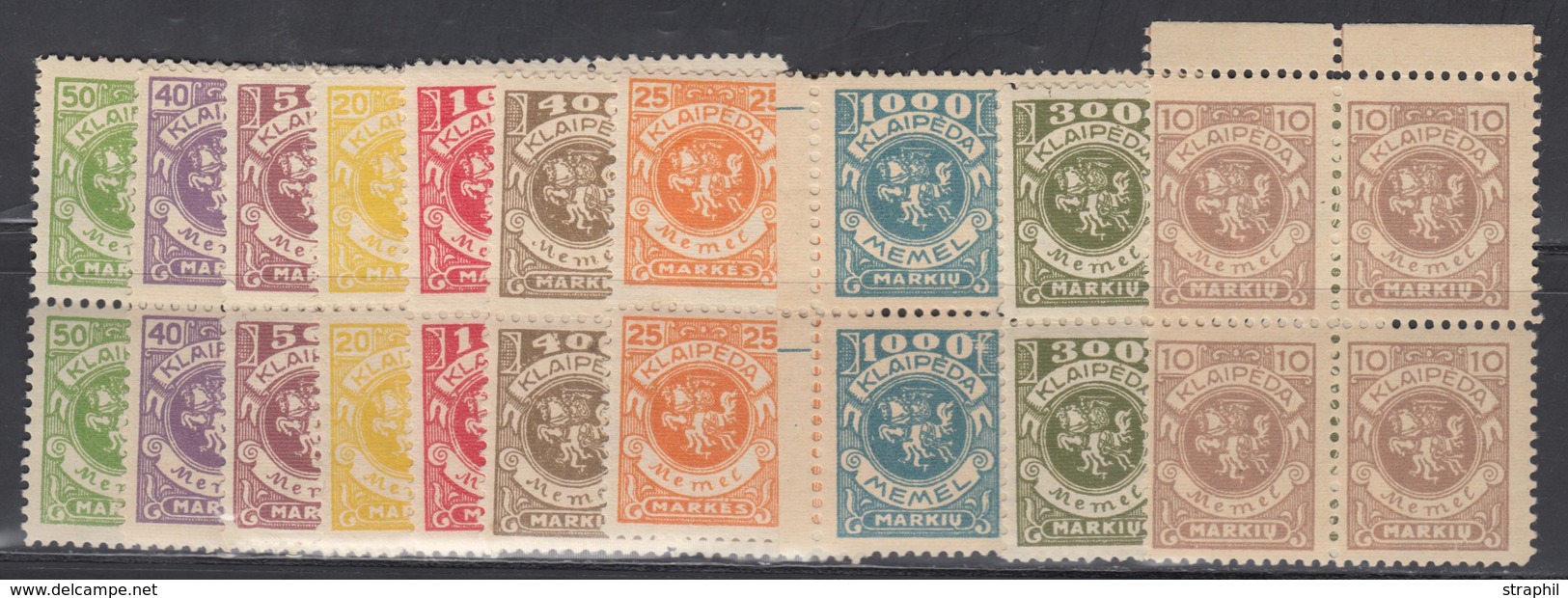 **/* N°116/25 - En Bloc De 4 - TB - Memel (Klaïpeda) 1923