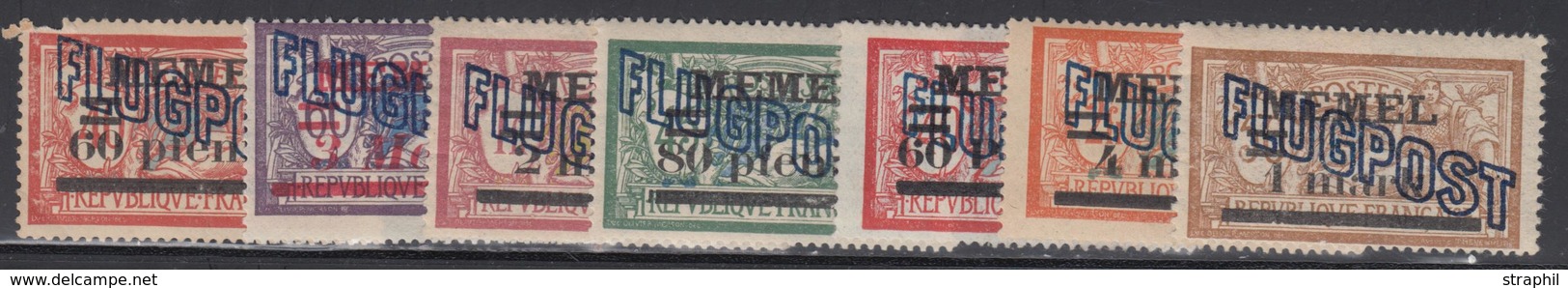 * PA N°1/7 - 7 Valeurs - TB - Memel (Klaïpeda) 1923