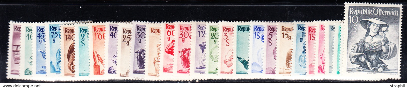 ** N°738A/54A - TB - Used Stamps