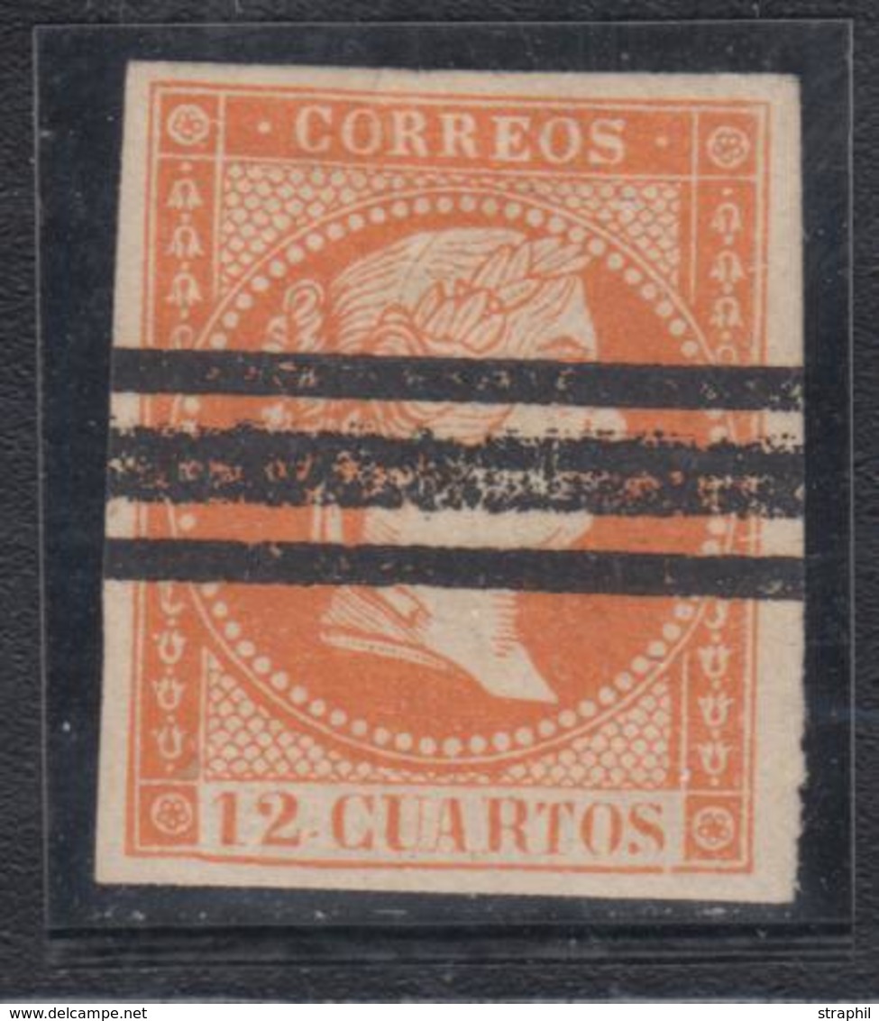 * N°44 - 12c Orange - Annulations Barres - TB - Unused Stamps