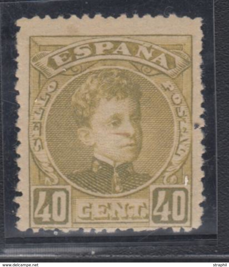 ** N°220 - 40c Jaune Olive - TB - Unused Stamps