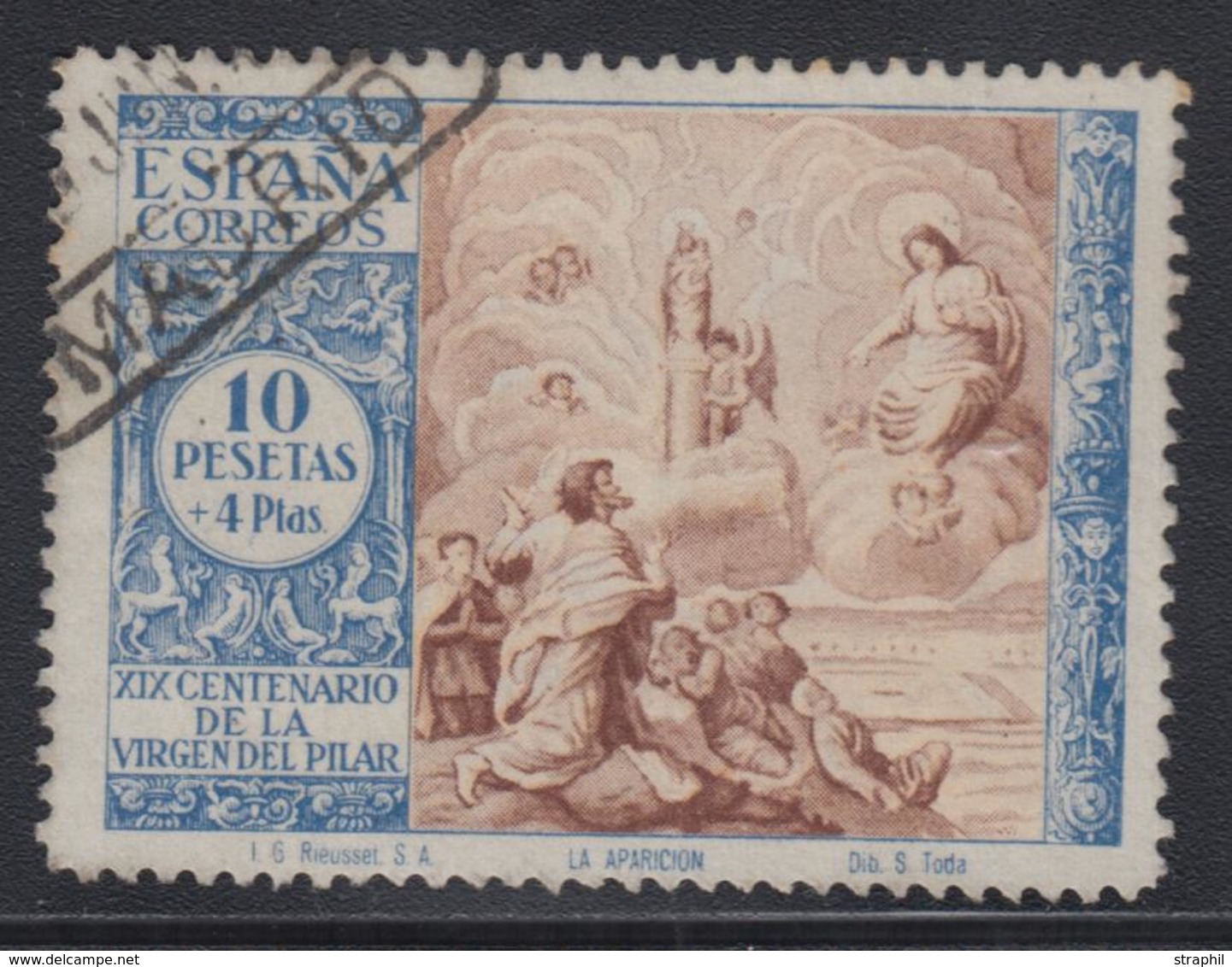 O N°704 - 10p. + 4P. Bleu Et Brun - TB - Unused Stamps