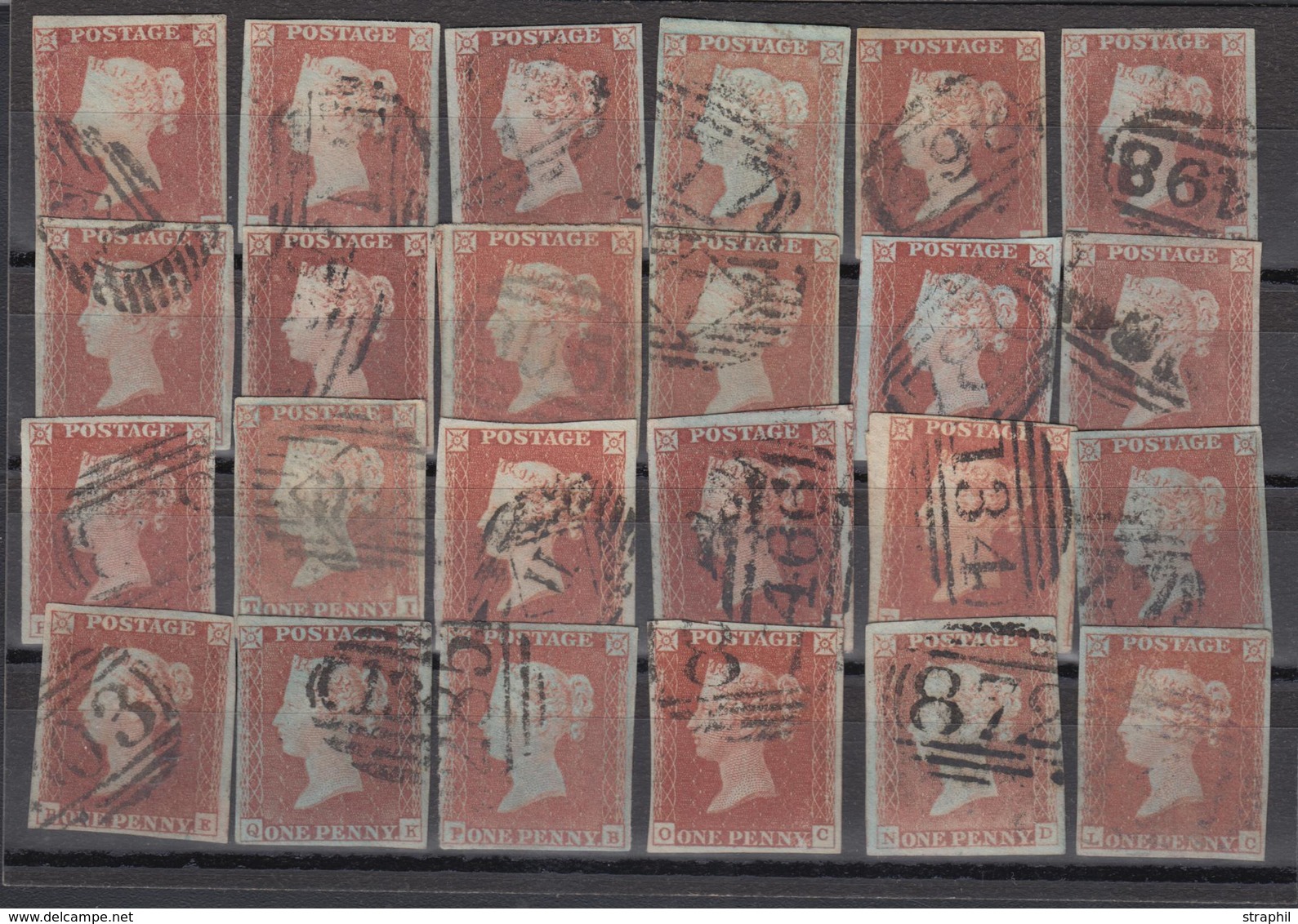 O N°3 (x24) - Nuances , Obl. Diff. - Tous Bien Margé - TB - Unused Stamps