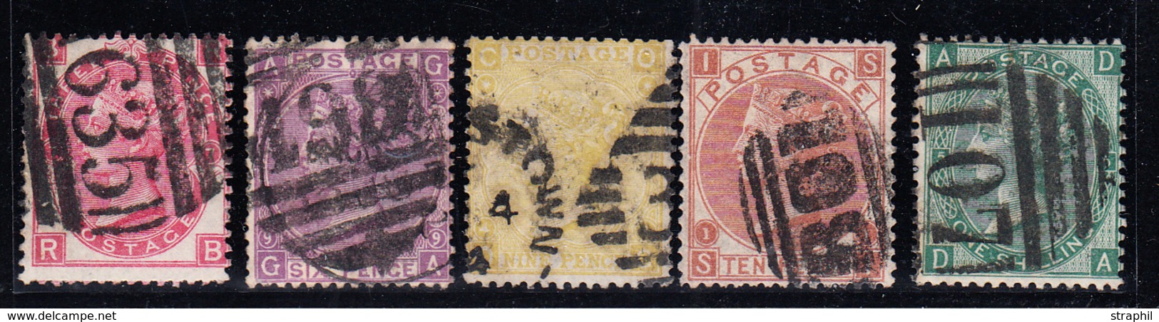 O N°33/37 - 5 T. - (N°36 Obl. B O1 = Alexandrie) - B/TB - Unused Stamps