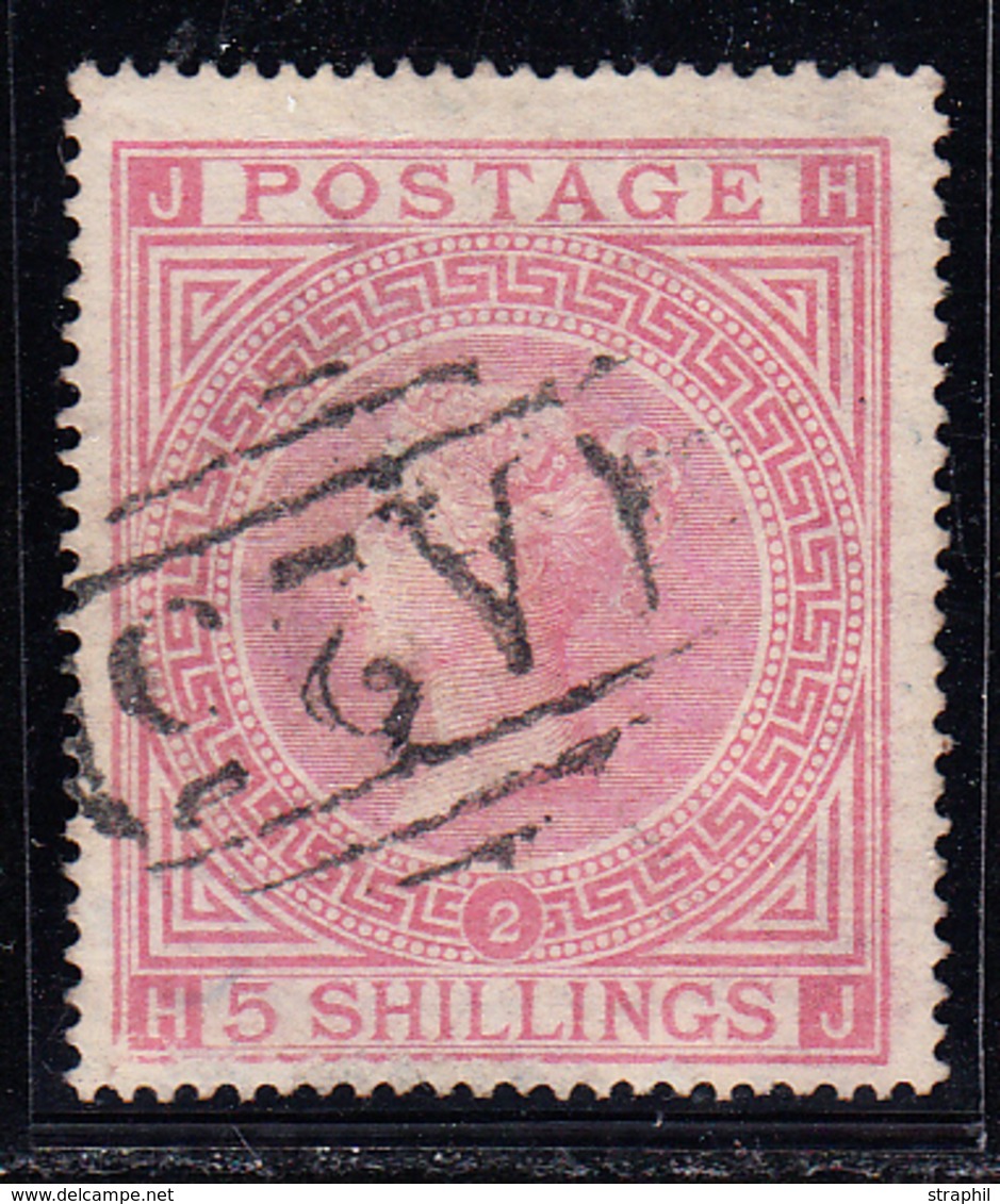 O N°40 - 5s Rose - Pl. 2 - Obl. A25 = Malte - Signé - TB - Unused Stamps