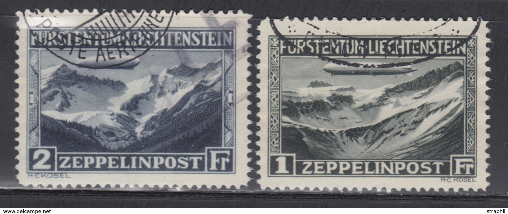 O N°7/8 - Zeppelin - TB - Poste Aérienne