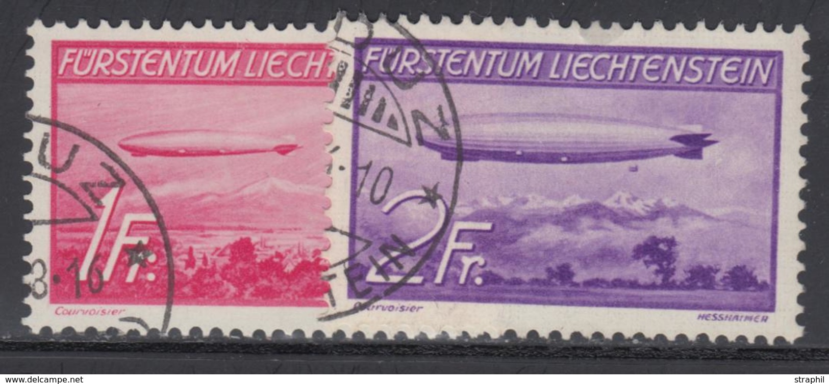 O N°15/16 - Zeppelin - TB - Luchtpostzegels