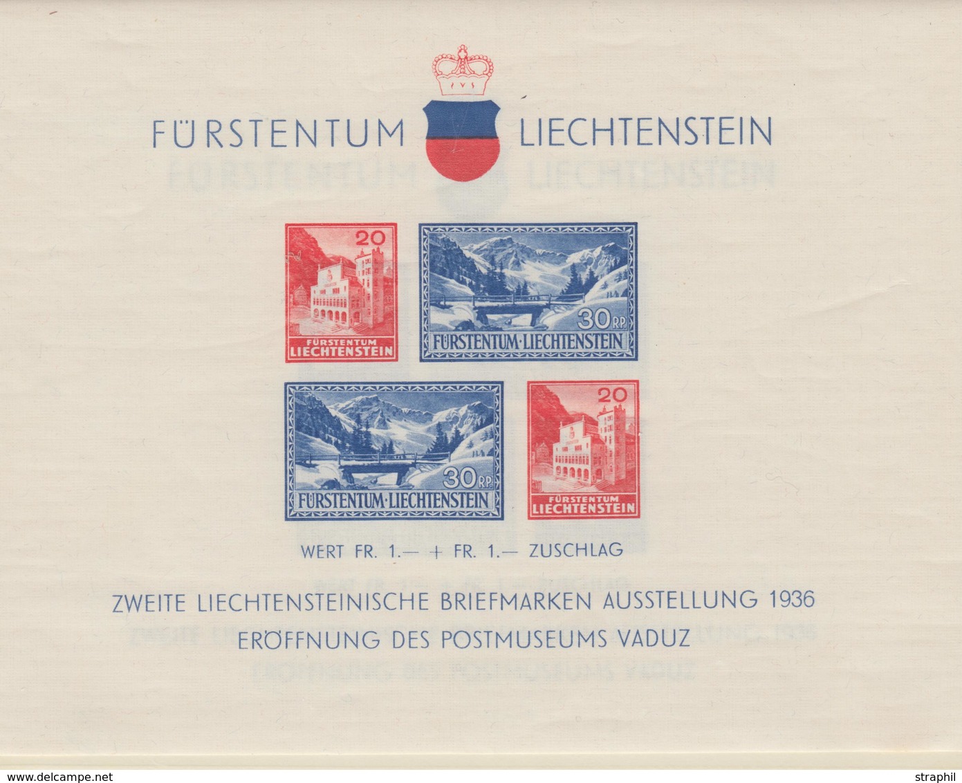 ** N°2 - Musée Postal De VADUZ - TB - Blocks & Kleinbögen