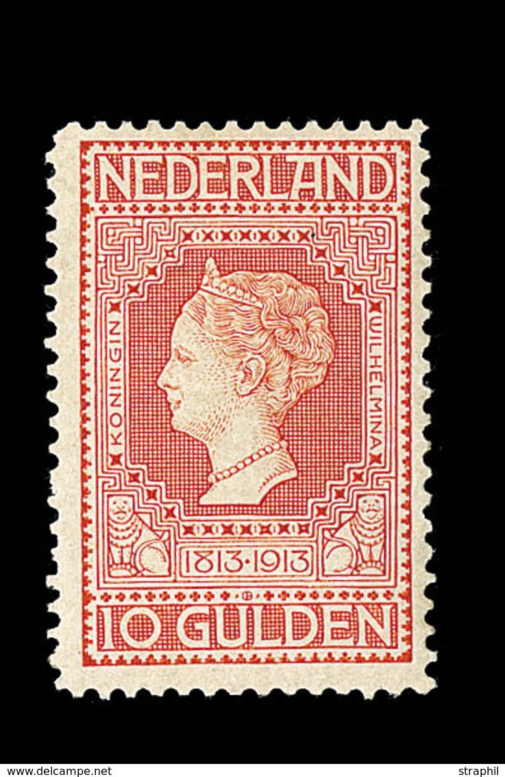 ** N°93 - 10g Rouge Orange S/paille - TB - Unused Stamps