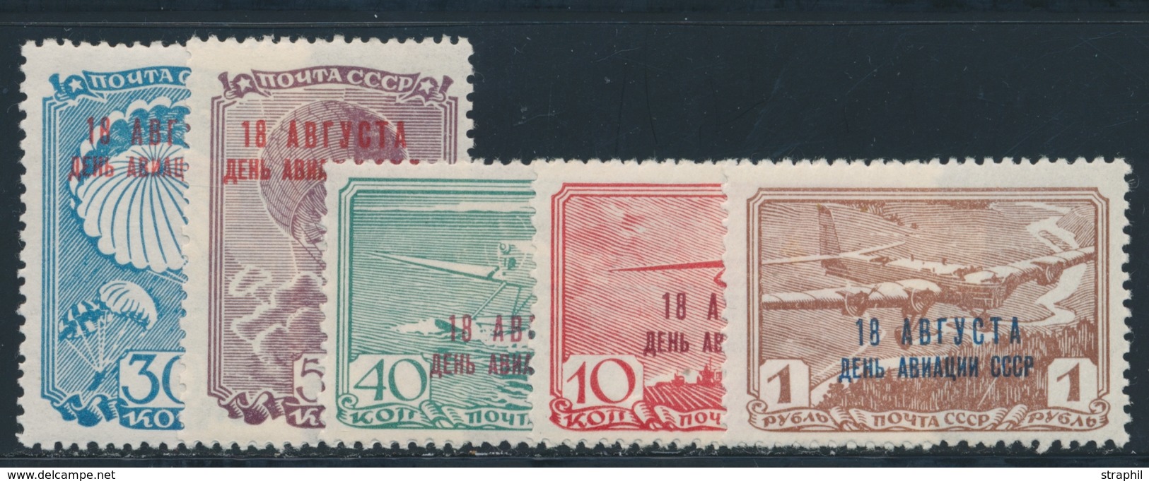 * N°66A/E - TB - Used Stamps