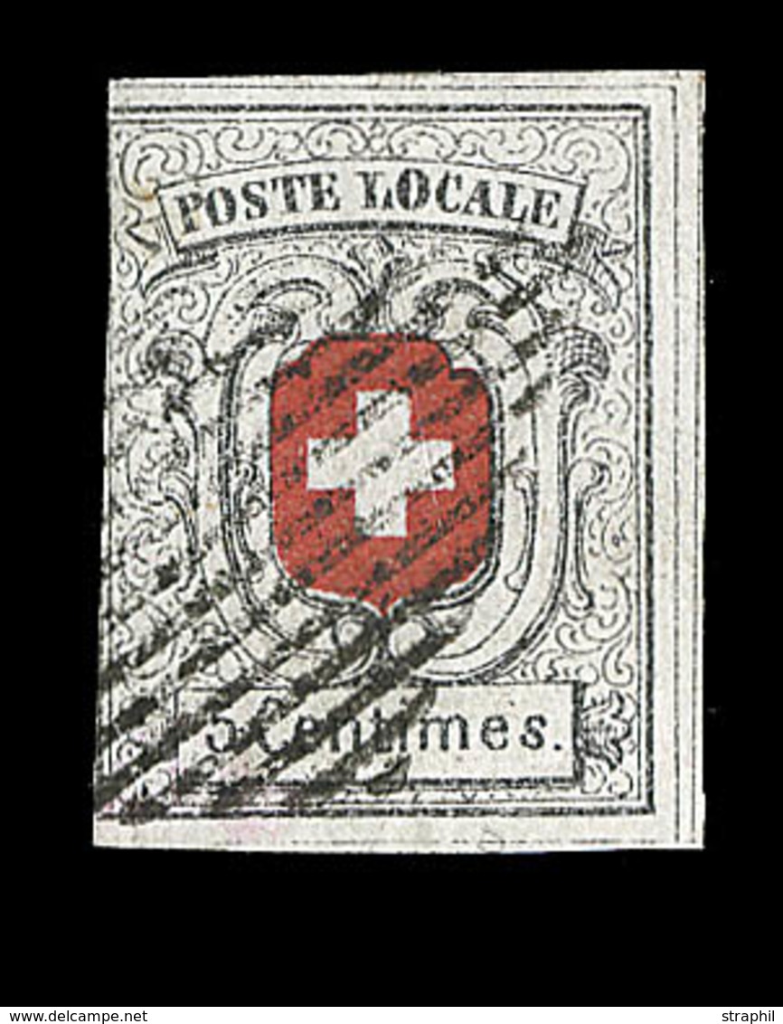 O N°11 ( N°7) - 3 Belles Marges - 1 Marge Touchée - Signé Brun /CALVES - TF - Bel Asp. - 1843-1852 Timbres Cantonaux Et  Fédéraux