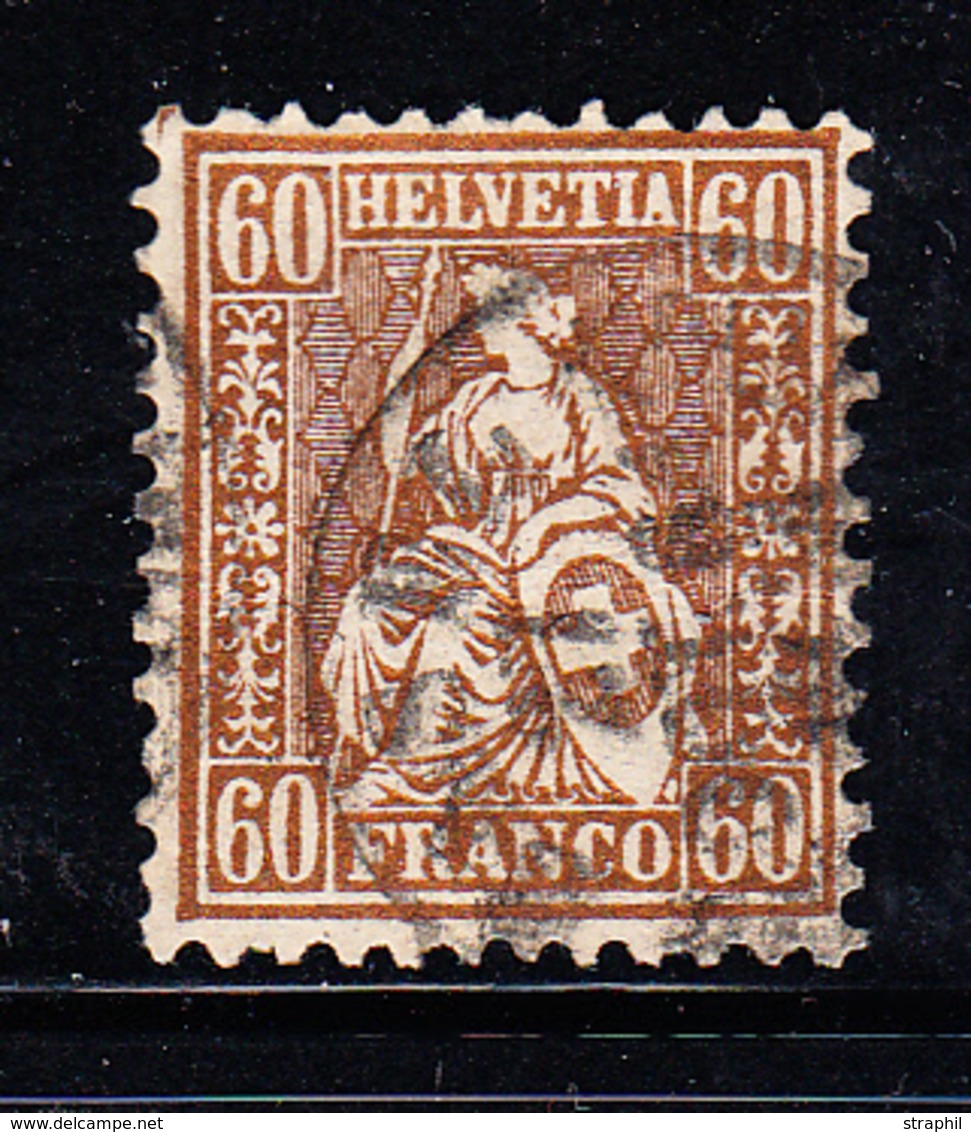 O N°35 (N°40) - TB - 1843-1852 Poste Federali E Cantonali