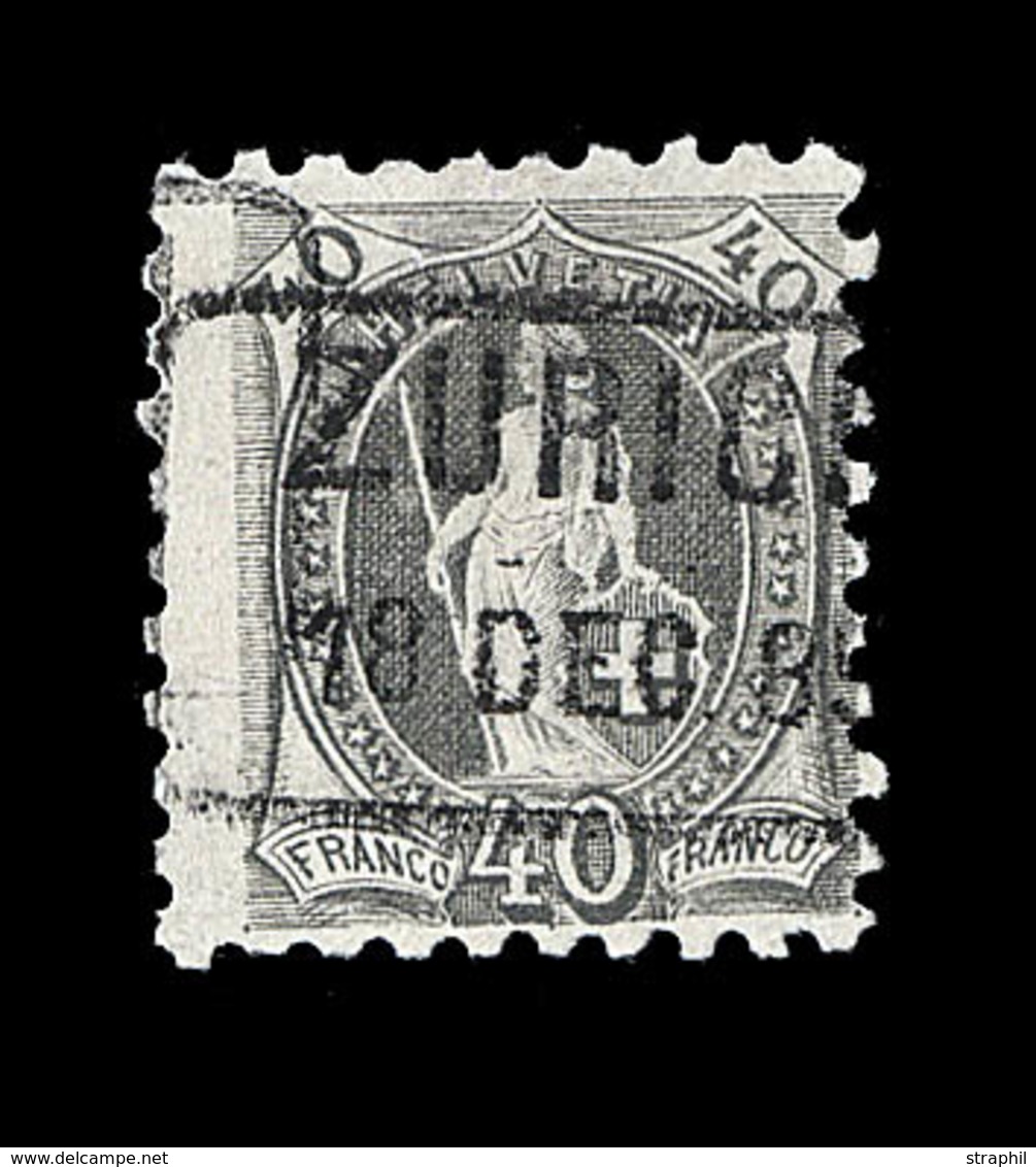 O N°69B (N°83) - Bonne Dentelure - TB - 1843-1852 Timbres Cantonaux Et  Fédéraux