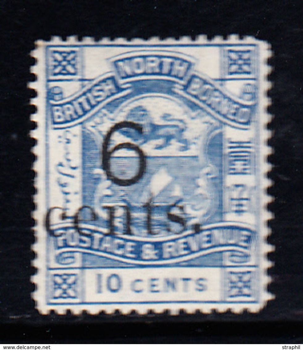 * N°48 - 6c S/10c Bleu - TB - Nordborneo (...-1963)