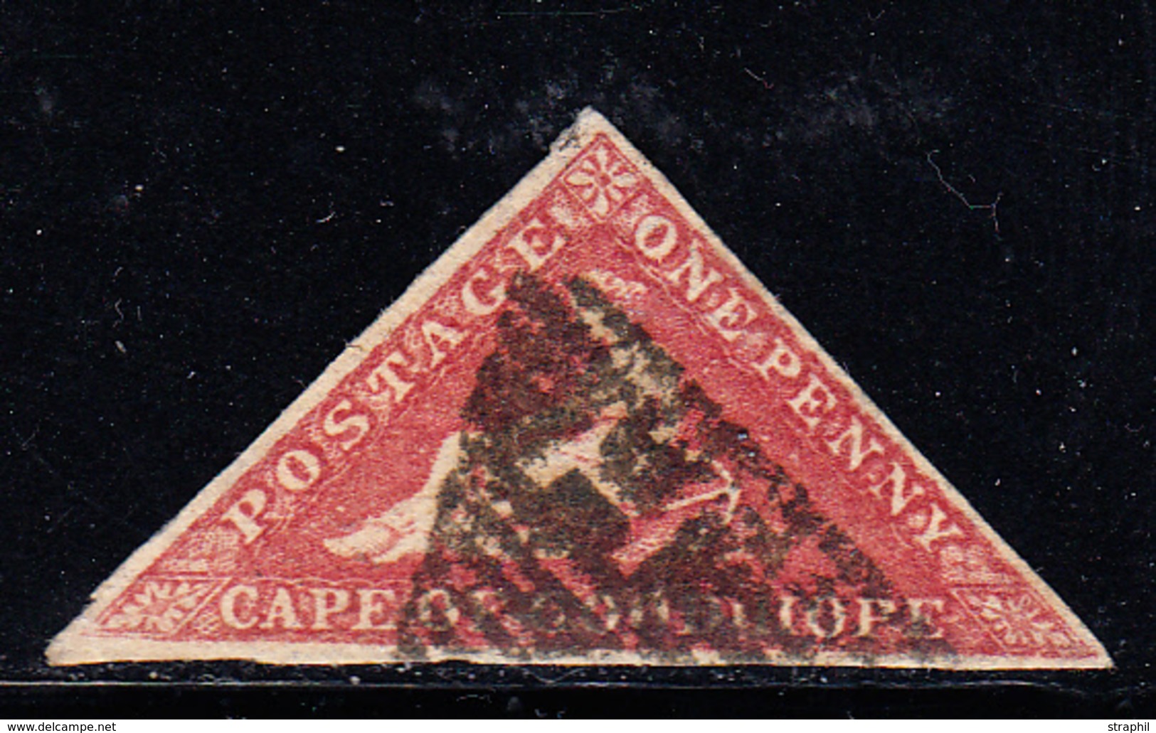 O N°7 - 1p Carmin - TB - Cabo De Buena Esperanza (1853-1904)