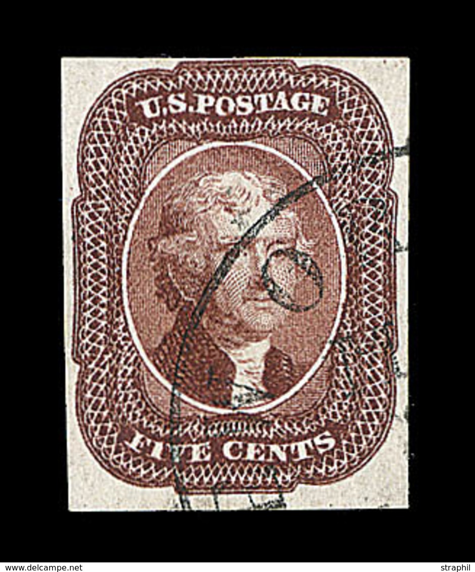 O N°6 - 5c Marron - Signé JF Brun - TB - Unused Stamps