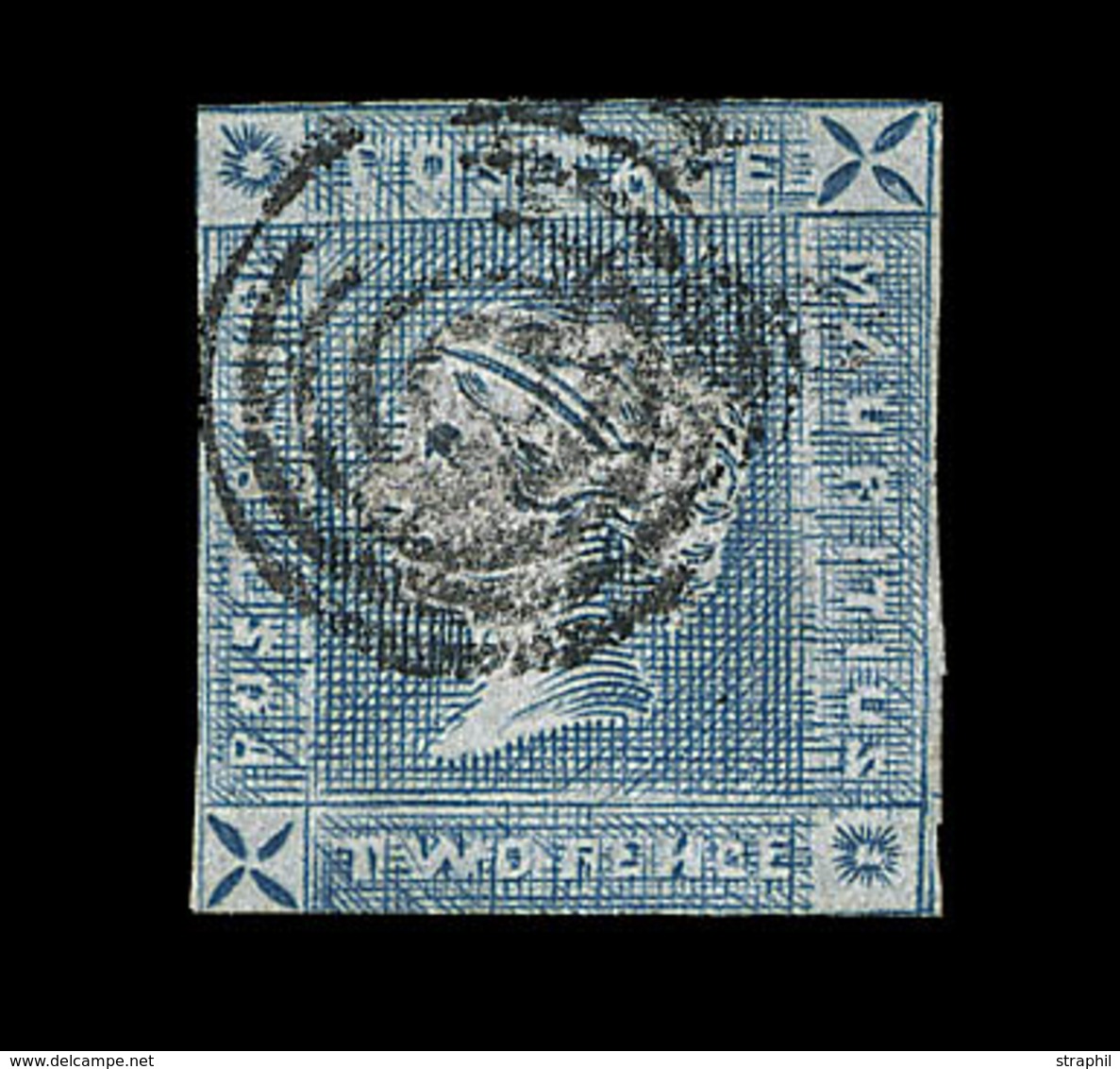 O N°8A - 2p Bleu - Gravure Intermédiaire - B - Mauritius (1968-...)